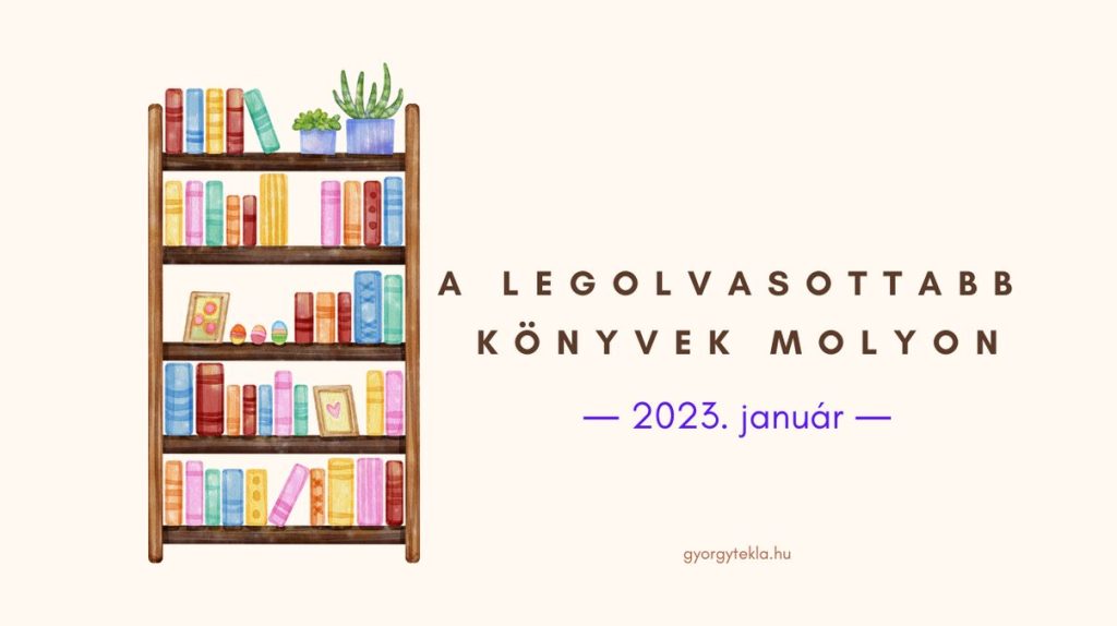 A legolvasottabb könyvek Molyon | 2023. január